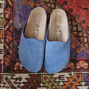 Birkenstock Blue Mules